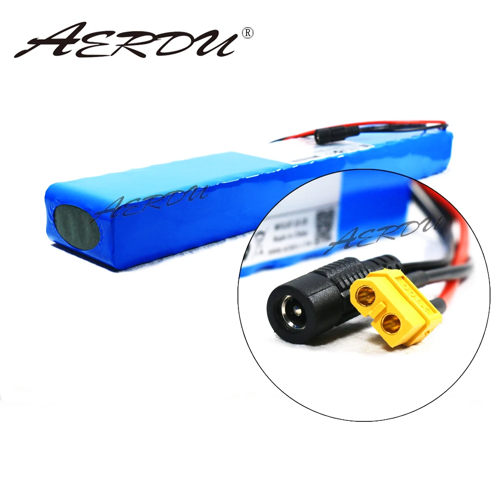 Aerdu 36v 10ah Ultra thin Strip 10s4p 600w 18650 Li ion Battery Pack 