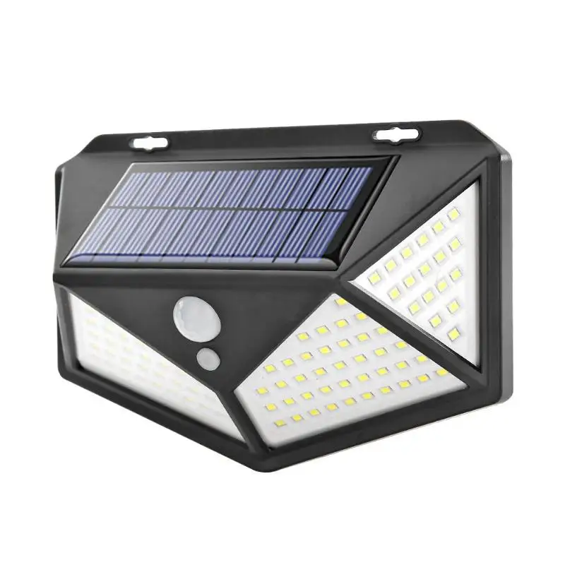 

114 LED Solar Power Lamp PIR Motion Sensor Outdoor Energy Saving Wall Yard Light Design of 270 Degree Wide Angle Lighting
