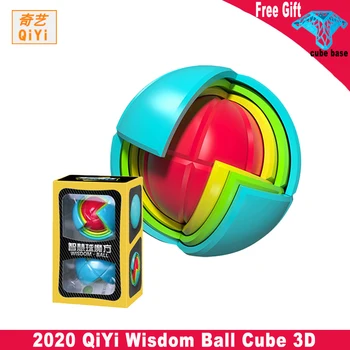 QiYi mądrość piłka 3D kostka łamigłówka Puzzle edukacyjne montaż dzieci edukacyjne zabawki dla magii montaż labirynt Ball tanie i dobre opinie CN (pochodzenie) Z tworzywa sztucznego Mini 5-7 lat 8-11 lat 12-15 lat Dorośli 6 lat 8 lat Puzzle cube ball cube Wisdom Ball Cube