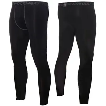 

Men's Running Tights Trousers Quick dry Men Compression Pants Training Fitness Sports Leggings Gym Male Sportswear Yoga Bottoms