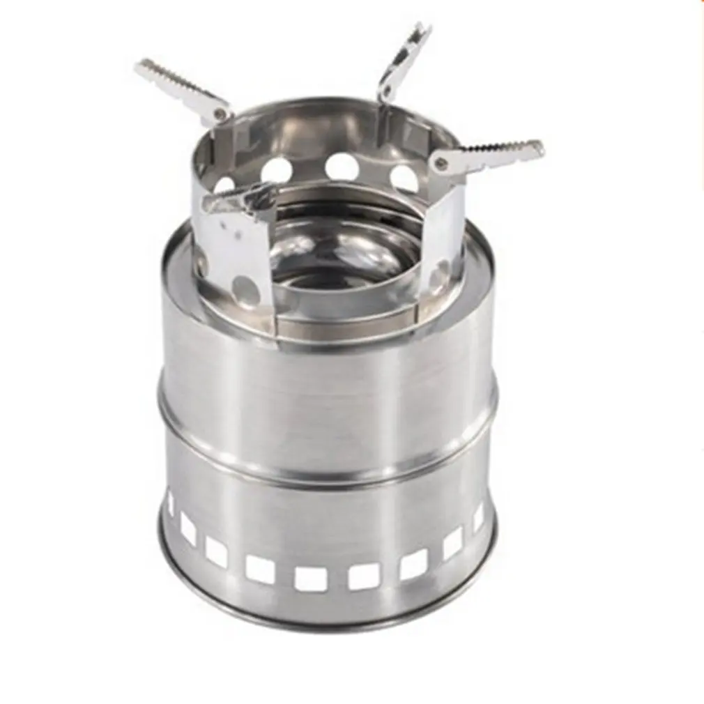 

Stainless Steel Firewood Stove Alcohol Stove Outdoor Portable Wood Stove Professional Fashion Quality Light