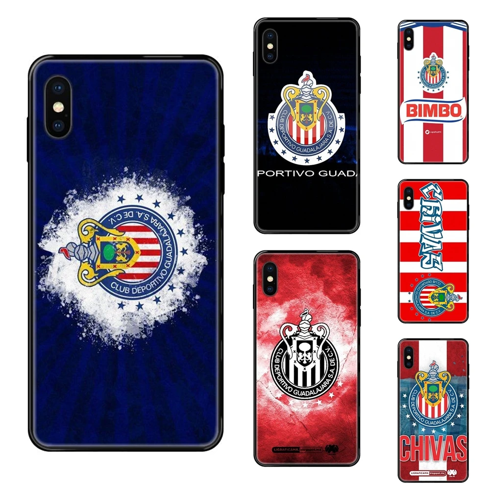 Персональный Chivas De Guadalajara &quotсделай сам&quot с красочным печатным рисунком черный