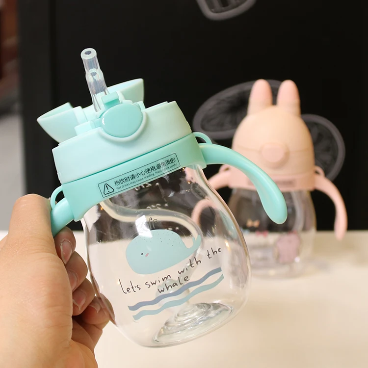 Силикагель бутылочки для кормления ребенка чашка-непроливайка малыш новорожденный младенец бутылка для воды с ручкой тренировочная бутылка детская чашка для питья