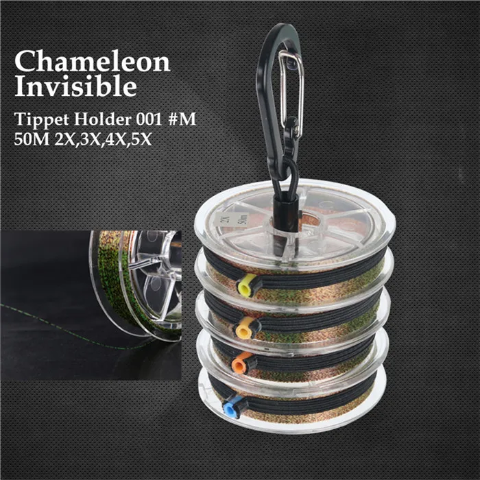 Maximumcatch катушки Tippet линии(2X, 3X, 4X, 5X, 6X, 7X) Прозрачный Летающий поводок для рыбной ловли линии с держатель лесок и поводков и катушки тендер - Цвет: Combo 5
