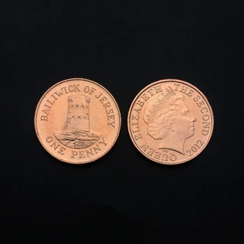 

Jersey 1p 100% Real Original Coin Uncirculated Unc Collect Coins