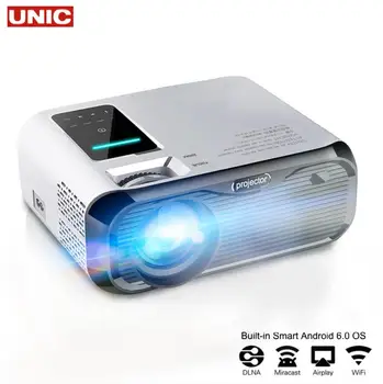

E500H mini Projector Full-HD 1080P projector WIFI connect Phone 1280x800P Resolution Beamer 6000lumens 4K Proyector Home Theater