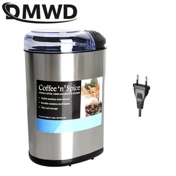 

DMWD Coffee Grinder Electric Mini Coffee Bean Nut Grinder Coffee Beans Multifunctional Home Coffe Machine Kitchen Tool EU Plug