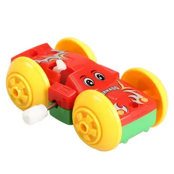 

Somersault Bounce Cars Two-sided Pattern Clockwork Funny Toys Gift