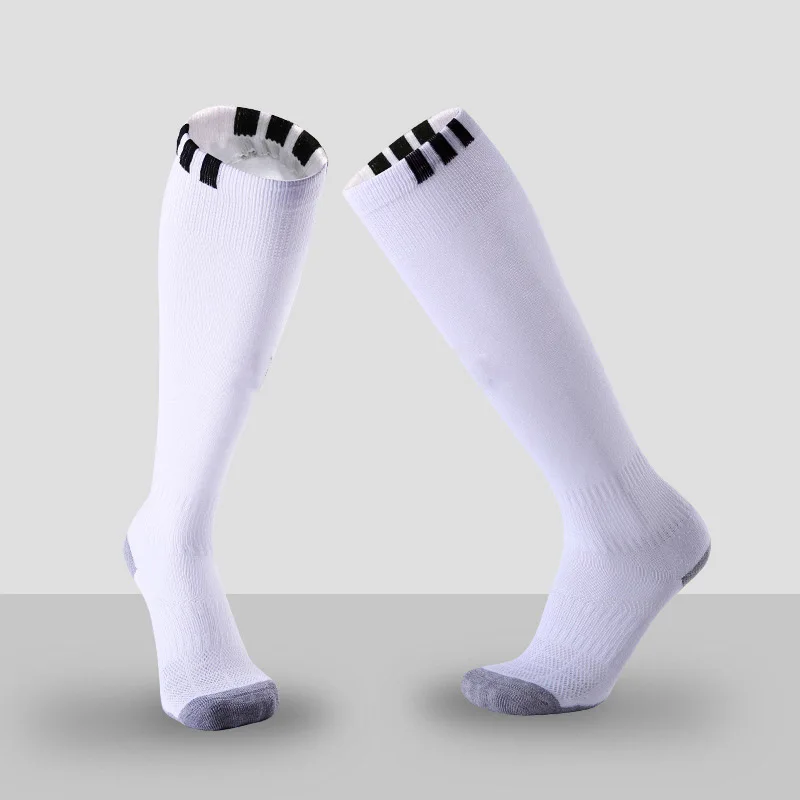 

Men Soccer Socks Professional Club Football Antiskid Thick Warm JUVE Socks Knee High Training Long Stocking Socks For Adult Kids