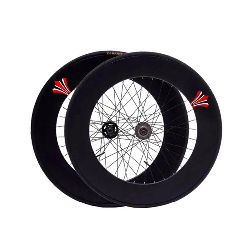 Aluminum Alloy Track Wheelset Aluminum Racing Bike Wheels 700c 90mm