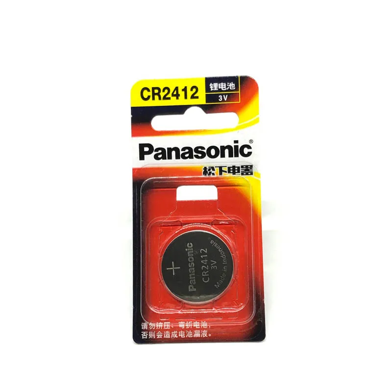 10 шт./партия аккумулятор для Panasonic CR2412 3 В литиевая Кнопка монета часы батарея брелоки батареи для swatch CR 2412