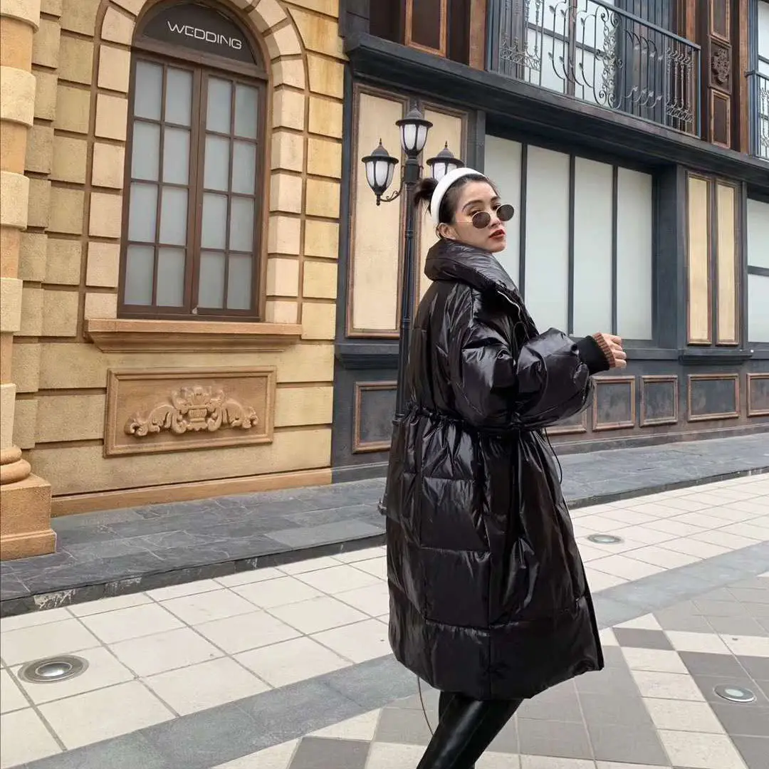 Women 2020 Winter Long Down Jacket Fashion New