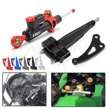 

For Honda CB650F Motorcycle Steer Stabilizer Damper Mounting Bracket Kit CB 650F 2014 2015 2016 2017 2018 CB650F CNC Accessories