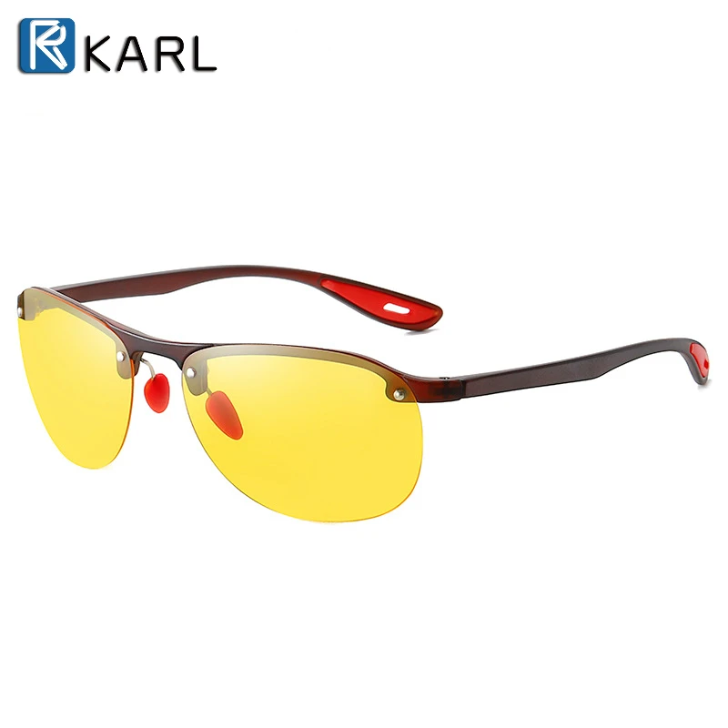 

Aviation Polarized Sunglasses Men Night Vision Driving Glasses Pilot Sun Glasses Yellow Lense Male Sunglass Goggles Reduce Glare