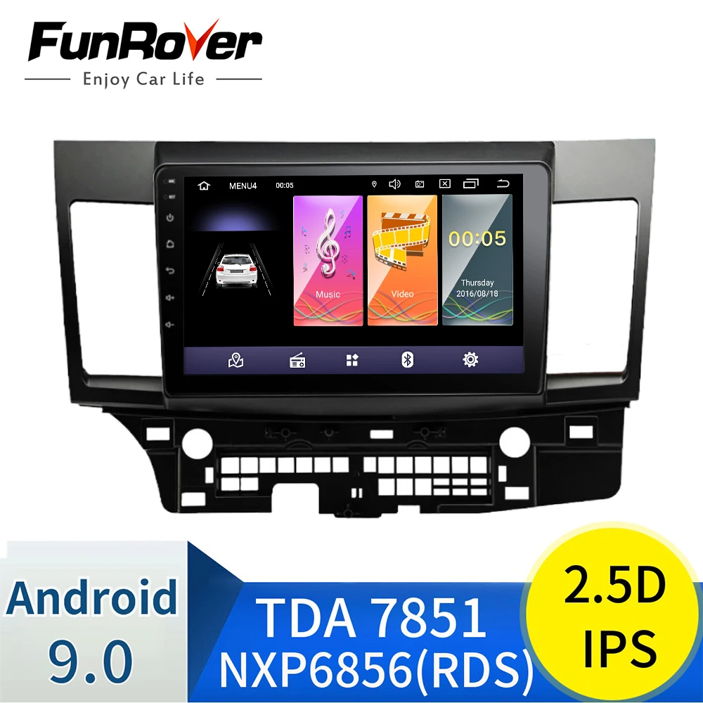 DSP Android 9 0 автомобильный dvd для Mitsubishi Lancer 10 1 дюймов 2008 2009 2010 2011 2012 2013 2014 2015 стерео