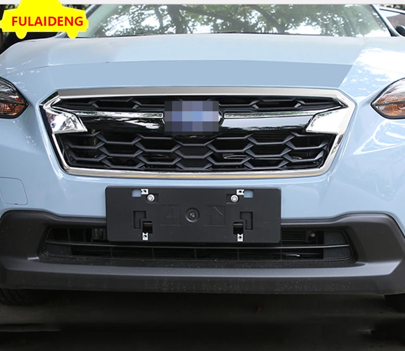 1 шт. для Subaru XV- ABS хромированные передние решетки зажимы для решетки отделка автомобильный стиль аксессуары