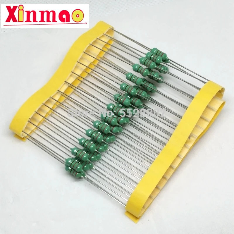 

50pcs/lot 0410 Color Ring Inductors 470uh 471k Axial RF Choke Coil 1/2W Inductance DIP 1 6.8 10 22 47 68 100 150 220 330 470 uH