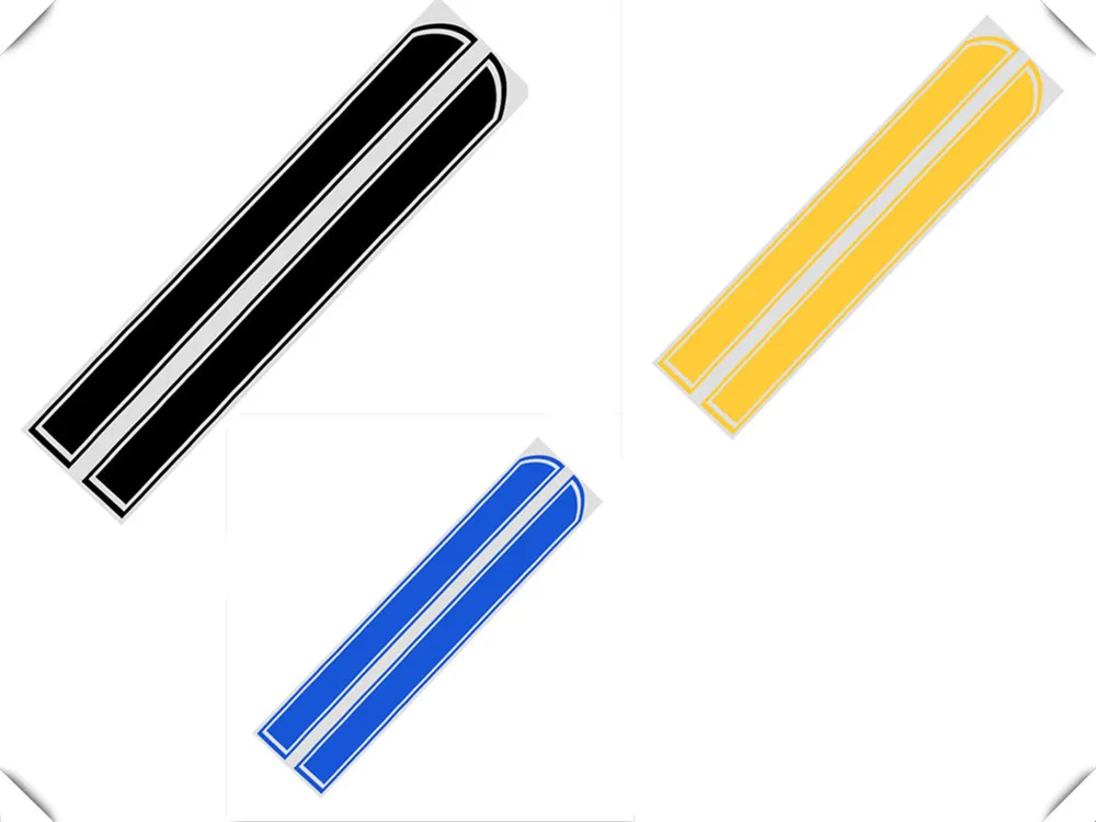 Auto parts front cover sticker stripe personality for Ford Focus MK2 MK3 MK4 kuga Escape Fiesta Ecosport Mondeo Fusion