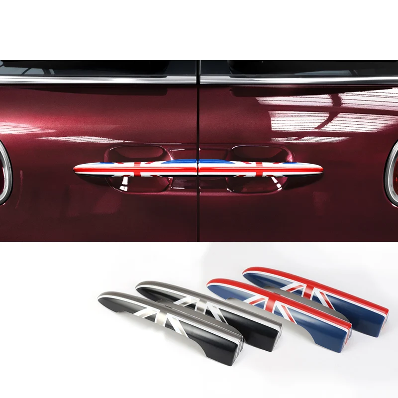 

Car luggage door handle decoration Cover Exterior Trim Auto Styling Accessories For MINI Clubman F54 R55 Wagon Trunk sticker