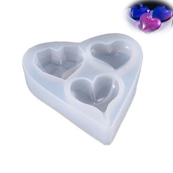 

1pcs DIY Hexagonal Storage Box Epoxy Resin Molds for Jewelry Tools Transparent Silicone Mould Resin Decorative Crafts