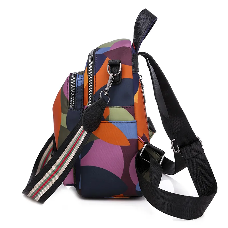 

Backpack Female Backpack 2019 New Style Korean-style Fashion Oxford Camouflage Cloth Versitile Fashion Women's Travel Theft Wome