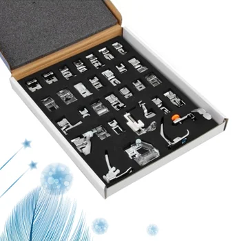 

32Pcs Sewing Machine Parts Presser Foot Set Multifunctional Kit Sewing Accessories