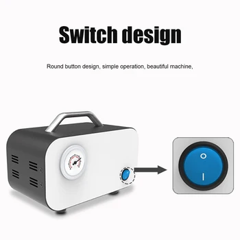 

Portable Oil Free Diaphragm Vacuum Pumper Laboratory Filter Pumper Handheld Experiment Tool PAK55