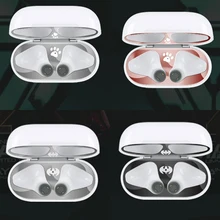 Для Apple AirPods 2 металлическая Пылезащитная Защитная Наклейка защитная крышка для наушников для Airpods 2 Пылезащитная наклейка для AirPods 1