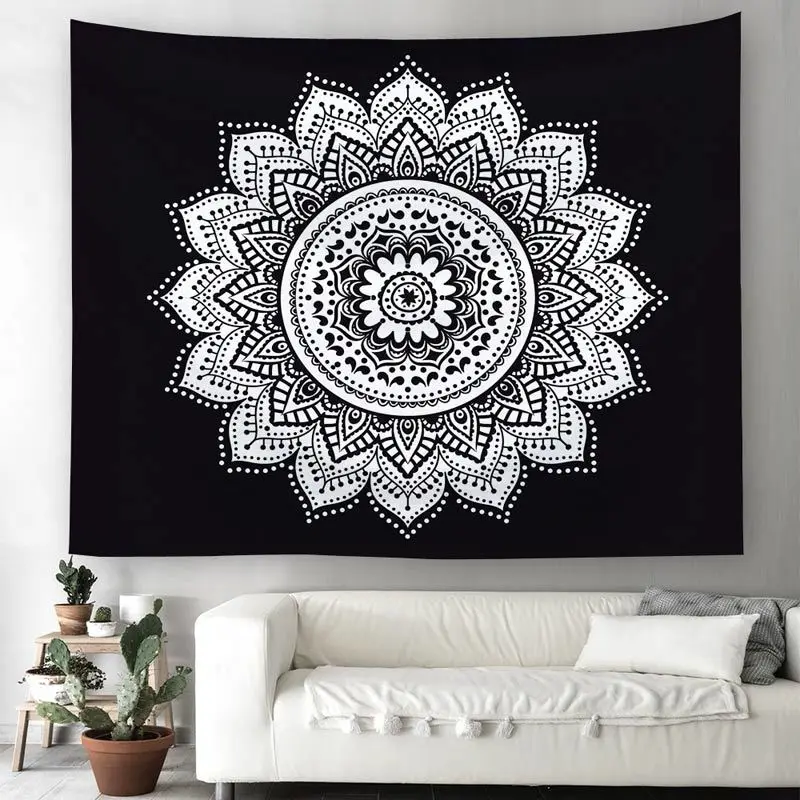 180x230cm-Stamping-Mandala-Tapestry-Home-Decor-Black-Wall-Hanging-Boho-Tapestry-Cloth-Fabric-Tapestries-Blanket-Beach (2)