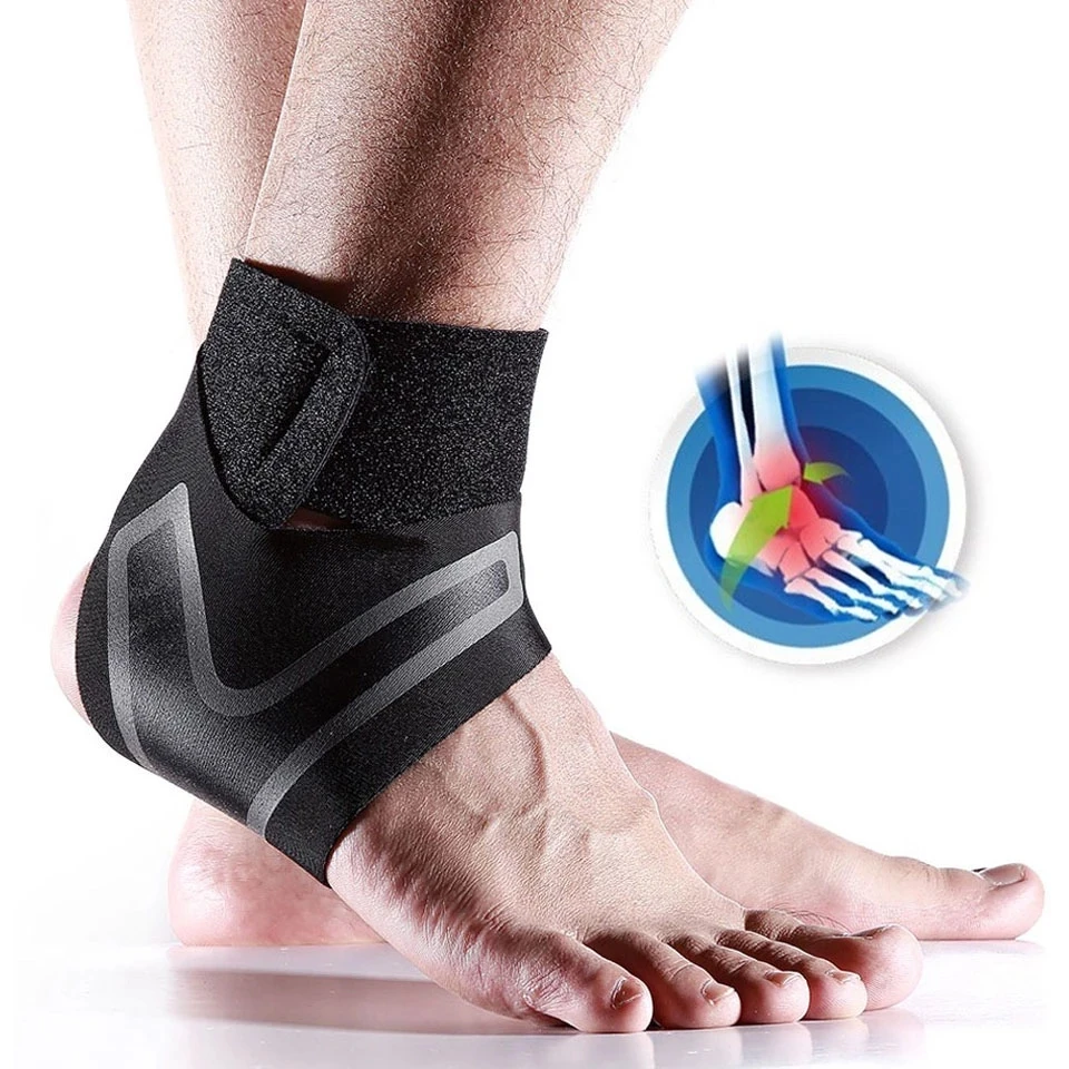 Men's Sport Ankle Support Platform Shoes For Running Ankle Braces Protector  Foot Strap Sleeves Belt Elastic Fixing Supporter|Ankle Support| - AliExpress