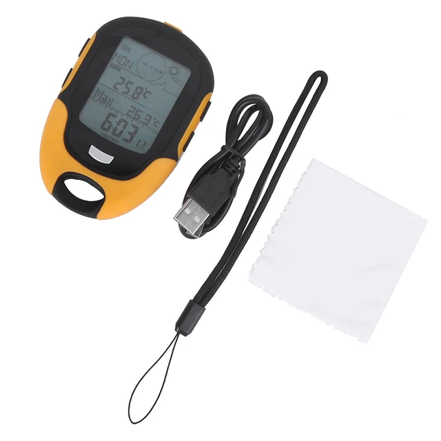 Baromètre Digital Compas GPS Baromètre GPS Baromètre Randonnée Survie  Compas Militaire Portable Camping extérieur : : Sports et Loisirs