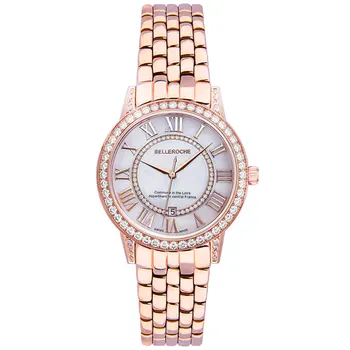 

BELLEROCHE watch for women lady watches Diamond fashion metal stainless steel shel r539