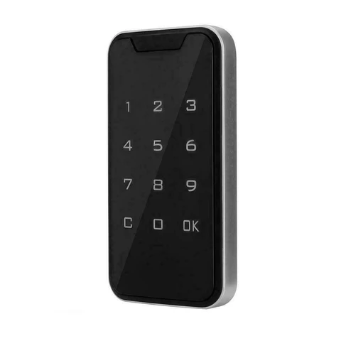 Protection Code Password Lock Zinc Alloy Wardrobes TouchScreen Cabinet Anti Theft Safety Electronic Digital Smart Drawers