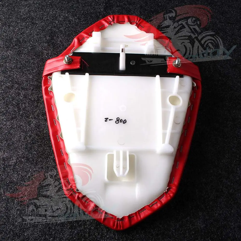 Кожаные задние пассажирские сиденья мягкая подушка для KAWASAKI Z800 2013- 13 14 15 16 Красный задник