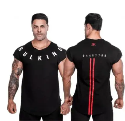 Photo color Модные тренажерные залы бренд singlet canotte для бодибилдинга майка Мужская Спортивная майка мышцы парней без рукавов жилет - Цвет: Photo color