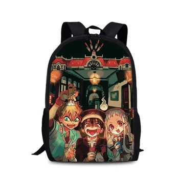 

17inch Anime Bound Jibaku Shounen Hanako-Kun Cosplay Backpack School Shoulder Bag Travel Rucksack Gift Capacity Mochilas