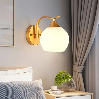 

Bedside wall lamp living room bedroom aisle creative modern simple rural balcony LED lighting hotel wall lamp