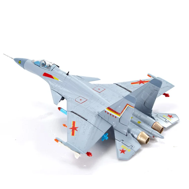 Cadeve сплав 1: 72 летающий самолет в виде акулы на основе авианосца J-15 самолет военная модель самолета Su-35 самолет-истребитель 685001