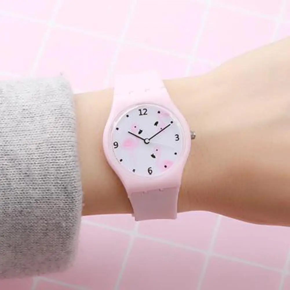 

2019 New Cartoon Flamingo Women Round Dial Analog Display Silicone Band Quartz Watch Gift erkek kol saat reloj mujer 2019 New