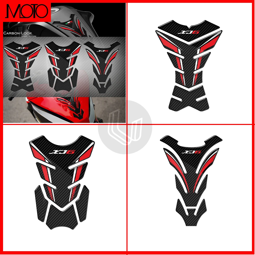 3D Resin Gel Motorcycle Tank Pad Sticker Decal Emblem for Yamaha XJ6 SP ABS All Year Decals