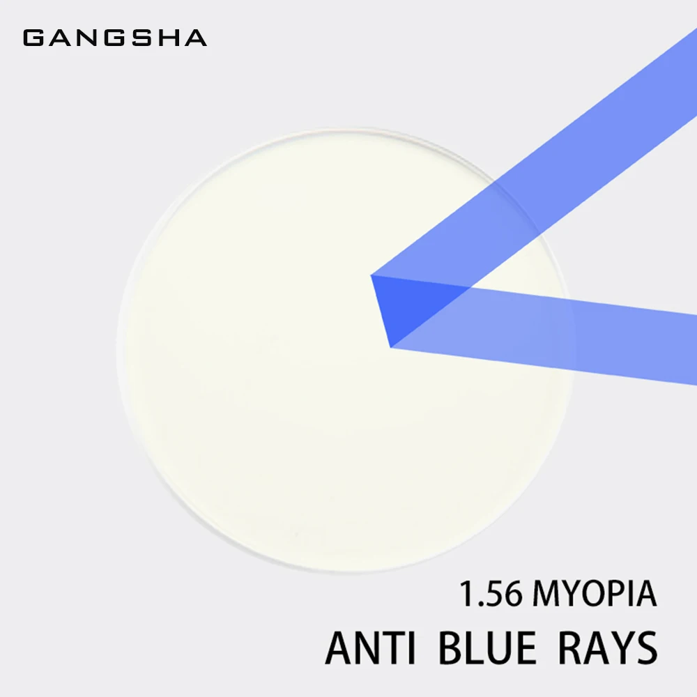 1.56 1.61 1.67 (+10.00~-10.00) Anti Blue Light Prescription Resin Aspheric Glasses Lenses Myopia Hyperopia Presbyopia Lens