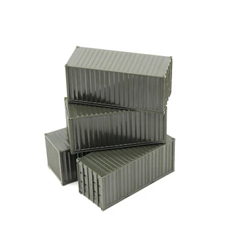 

HO 1:87 Train Model Container Ships Plastic Container Freight Car Trains Railway Modeling 20ft