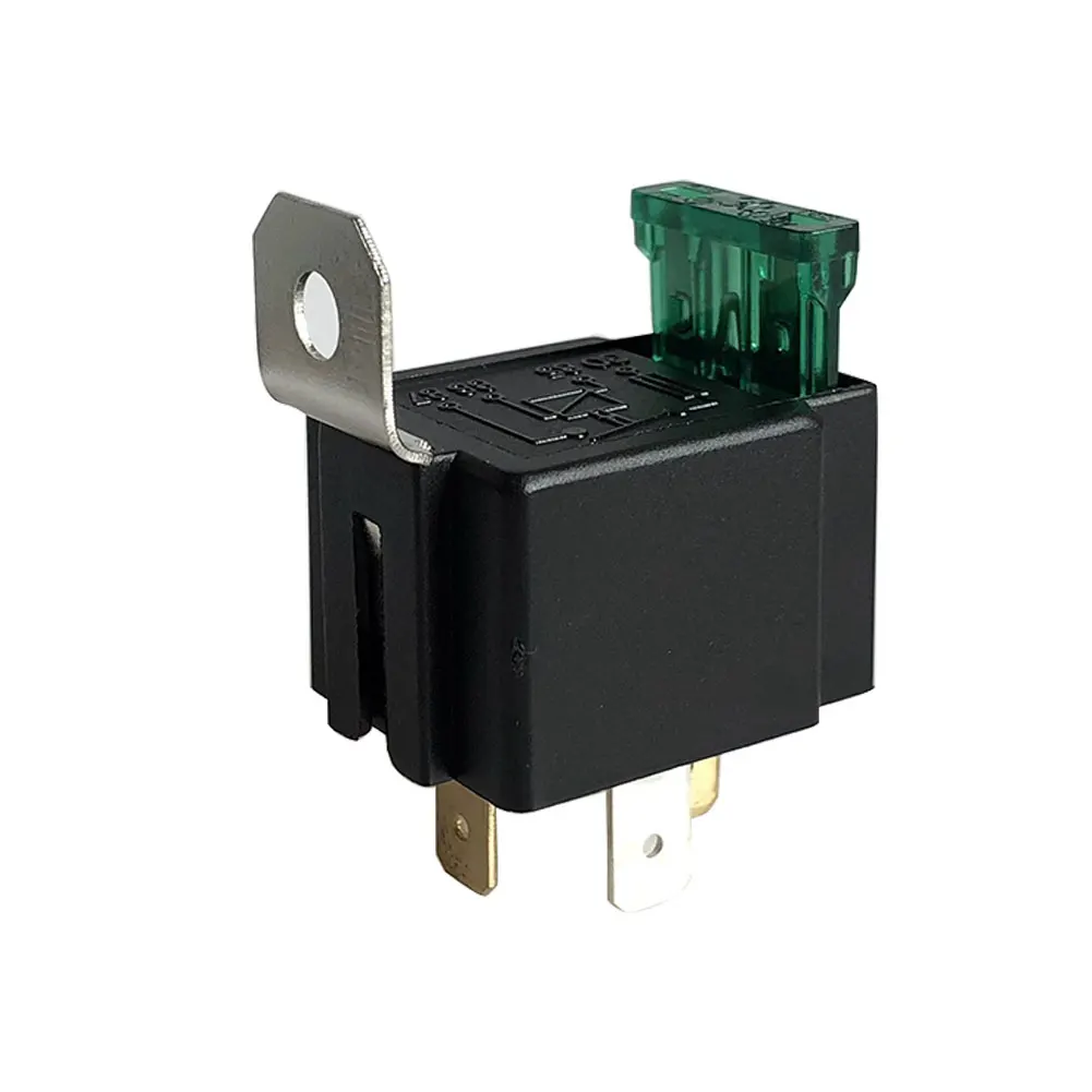 12V со встроенной розеткой слитные на включения/выключения автомобильный держатель реле предохранители аксессуар электронный 30A 4-контактный разъем