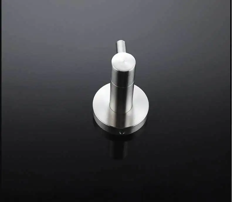Black Towel Hook, pad, stainless steel hook for bathroom, cabinet, cabinet, sponge, wall hook, square hammock