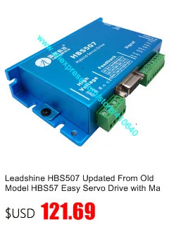 EL5-P0200 Leadshine 400 W L5-400Z AC привод с серводвигателем и 200 Вт Leadshine AC Серводвигатель ACM6002L2H-B0-D-SS с кабелями Connecor