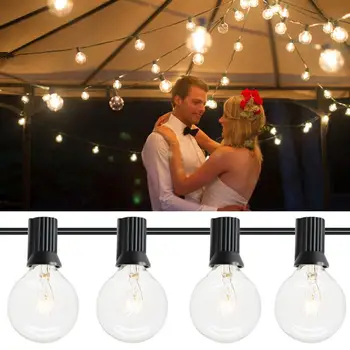 

Fairy Light 25 Bulb Yard Durable Fairy String Light Fairy String E12 G40 7W Xmas Decor Wedding Garden Event Party