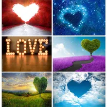 

Valentine Day Photography Backdrops Prop Love Heart Rose Wall Photo Studio Background 21126 QRJJ-01