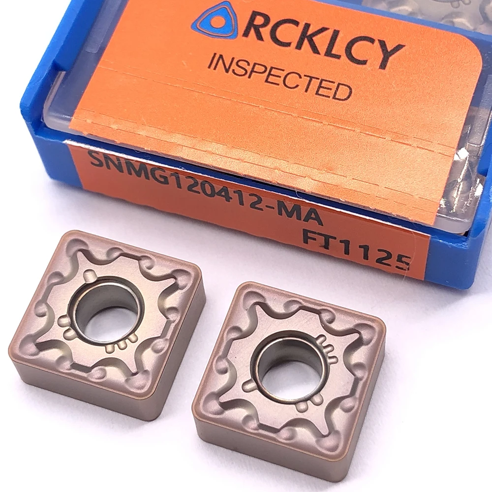 10 шт. RCKLCY SNMG120412 MA CNC жесткая металлическая фреза режущий инструмент токарная