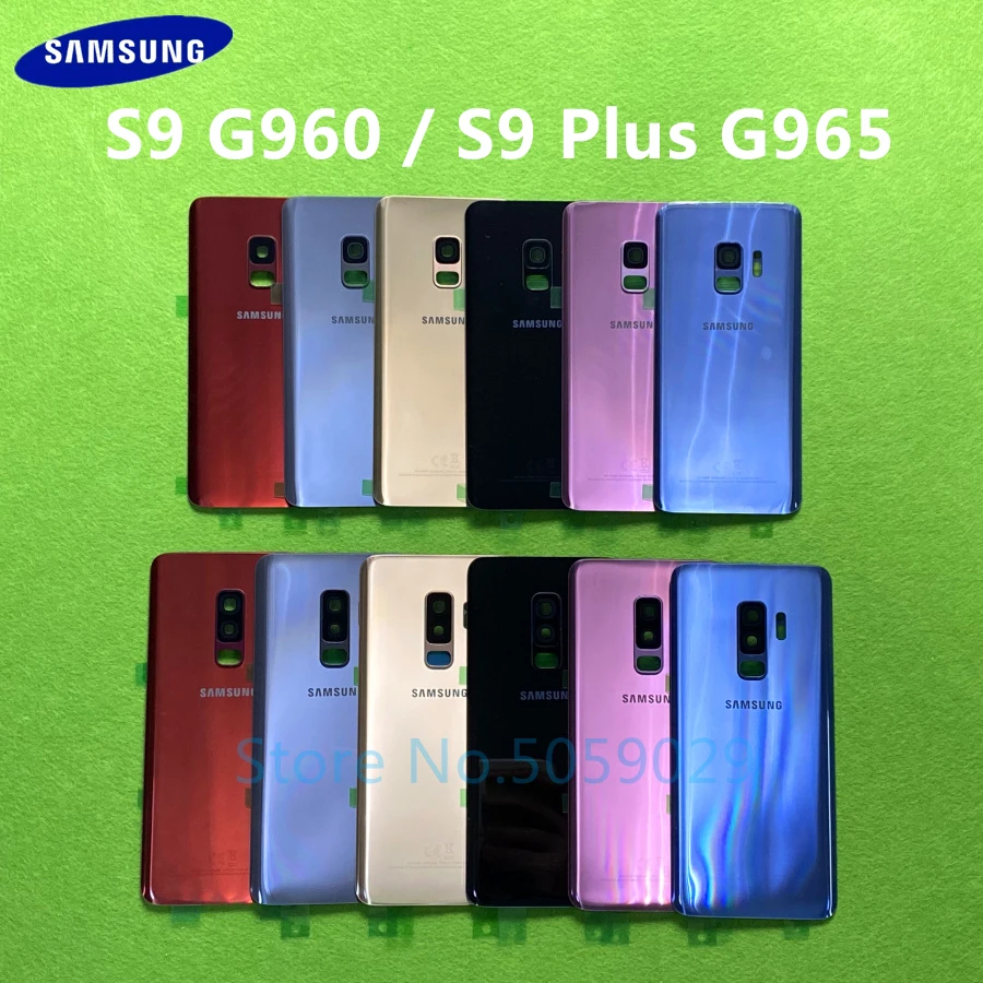 Чехол для SAMSUNG Galaxy S9 Plus задняя крышка из стекла Samsung s9 + G965 G965FD G960 G960FD чехол