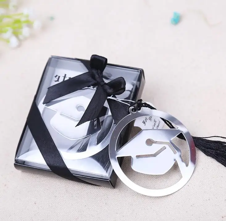 

Dr. Cap Bookmark Metal Bookmark favors with Silk Tassel Graduation Gift Bookmark Shower favors and gifts SN688